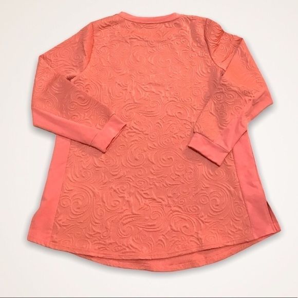 ⭐️ HP ISAAC MIZRAHI LIVE! Scroll Jacquard Knit Pullover - Picture 4 of 9